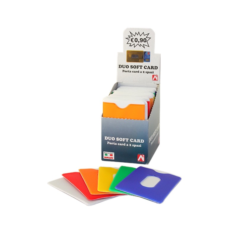 PORTACARD A 2 SCOMPARTI