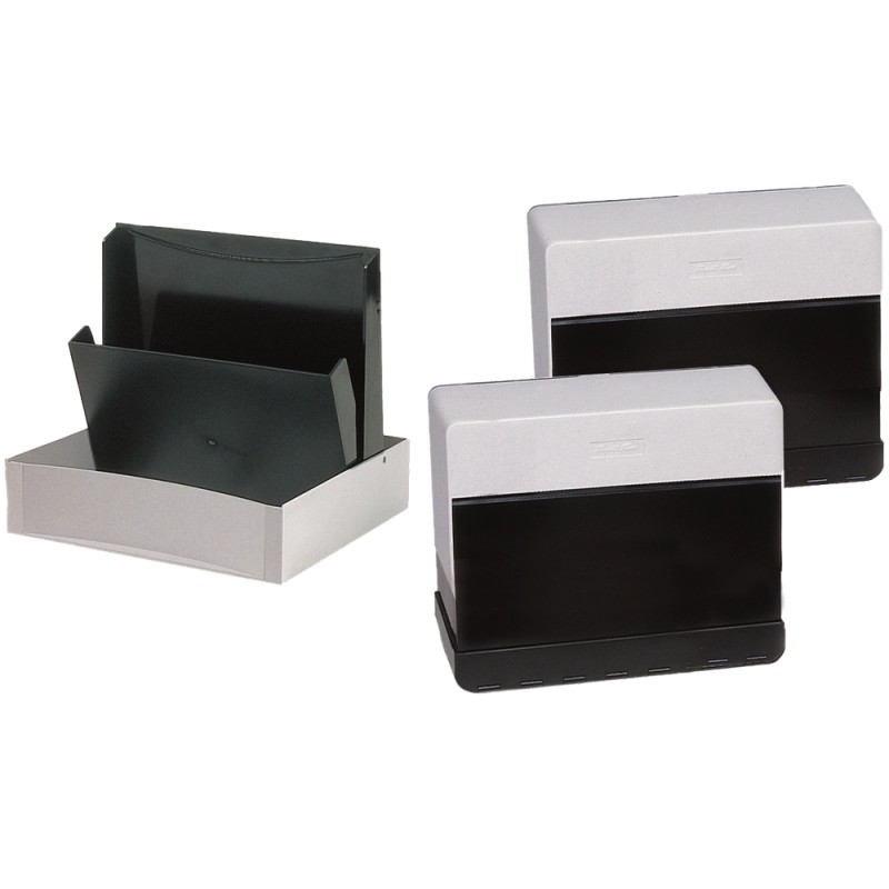 SCHEDARIO PLASTICA PER 150 SCHEDE VERTICALE BIANCO