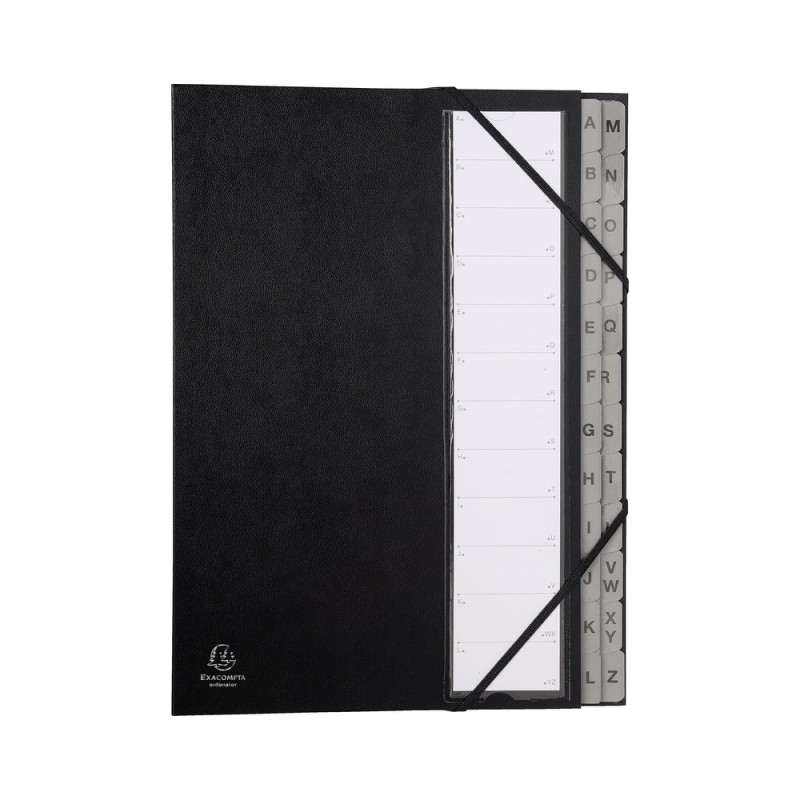 CLASSIFICATORI RIGIDI TASTI STAMPATI - mm 240x320 NERO