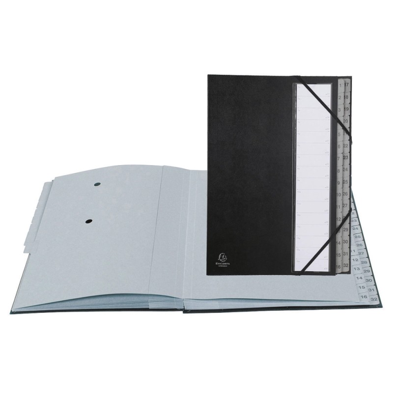 CLASSIFICATORI RIGIDI TASTI STAMPATI - mm 240x320 NERO