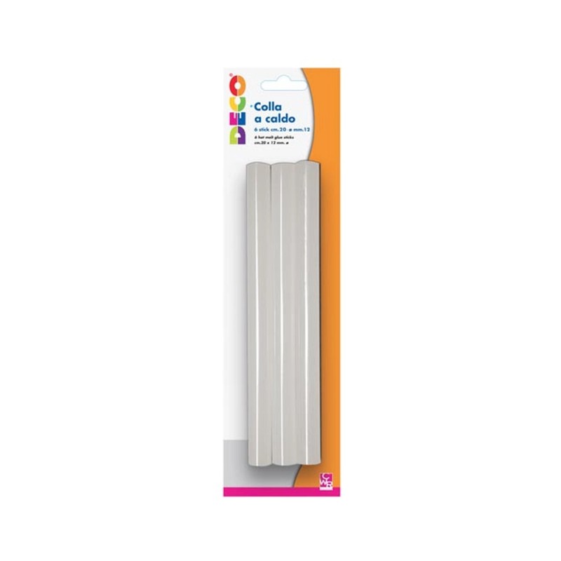COLLA A CALDO RICAMBI PER PISTOLA 6 STICK DA 20CM DIAM.1,2 C