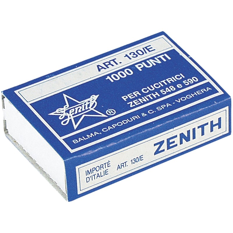 PUNTI CUCITRICE A PINZA 130E ACCIAIO - passo PICCOLO 6/4 1000PZ