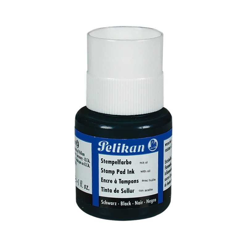 INCHIOSTRO PER TIMBRI 30 ML CON OLIO X TIMBRI IN METALLO