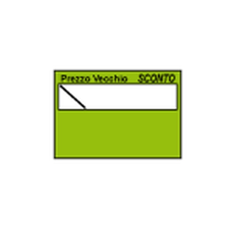 ETICHETTE PREZZATRICE PREZZO/SCONTO - mm 26x19 650etic. PERMANENTE