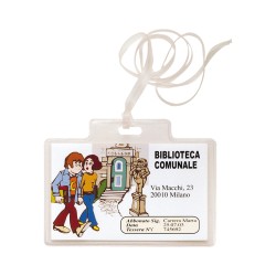 PORTA BADGE/CARTELLINO PASS...