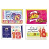 BIGLIETTI DI AUGURI SELEZIONE TOP QUALITY - cm 11,5x17 4soggetti