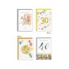 BIGLIETTI DI AUGURI SELEZIONE TOP QUALITY - cm 11,5x17 4soggetti