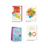BIGLIETTI DI AUGURI SELEZIONE TOP QUALITY - cm 11,5x17 4soggetti