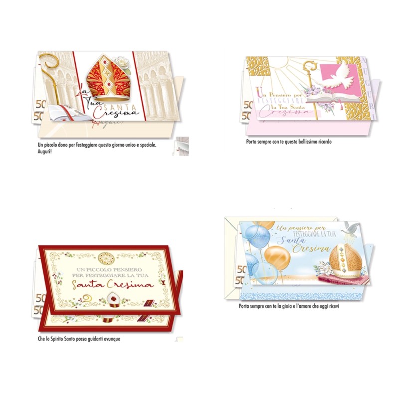 BIGLIETTI DI AUGURI SELEZIONE TOP QUALITY - cm 11,5x17 4soggetti