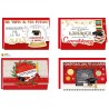 BIGLIETTI DI AUGURI SELEZIONE TOP QUALITY - cm 11,5x17 4soggetti