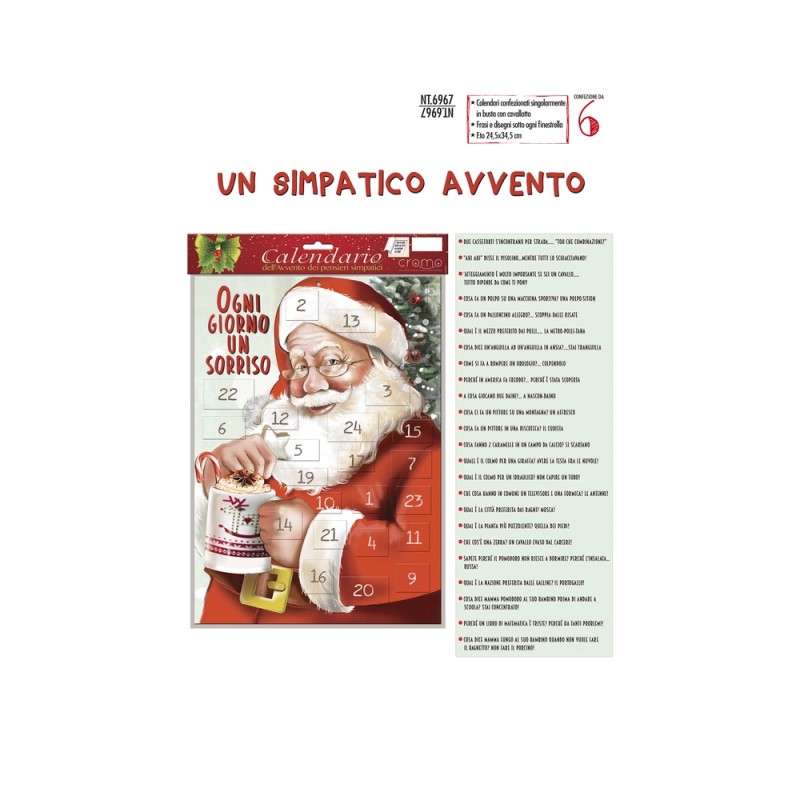 CALENDARIO DELL AVVENTO - cm 24x34