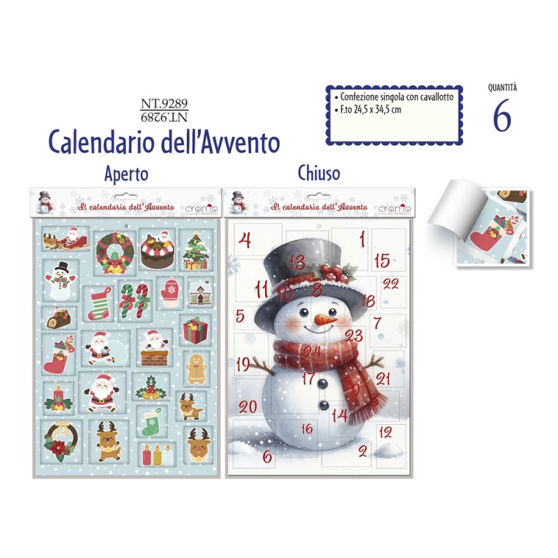 CALENDARIO DELL AVVENTO - cm 24x34