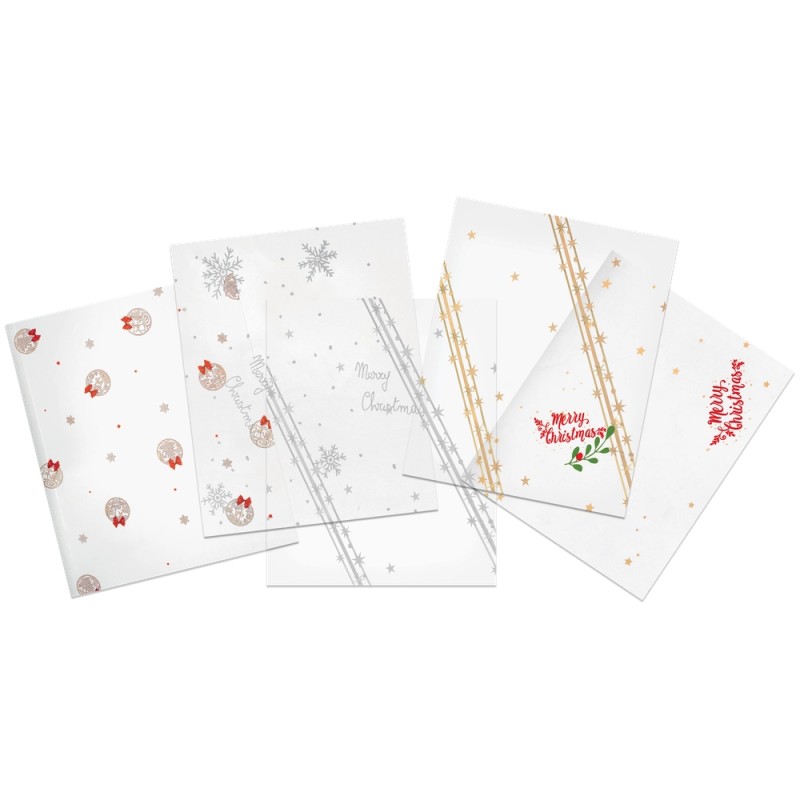 FOGLI CELLOPHANE NATALE