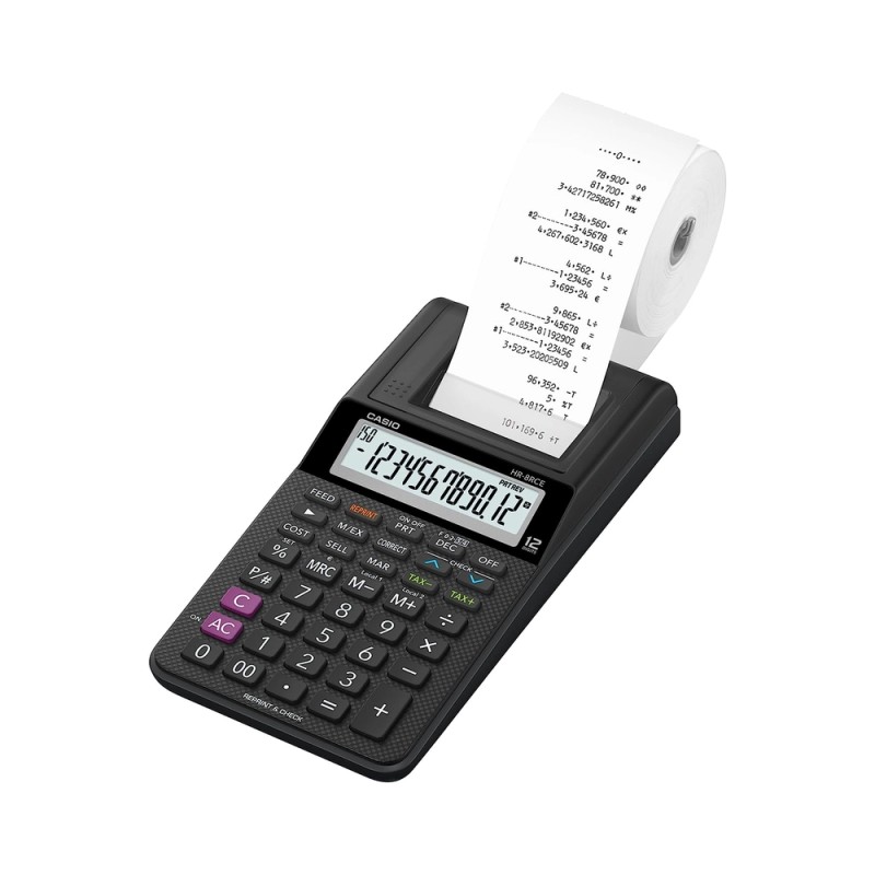 CALCOLATRICE SCRIVENTE CASIO HR-8RCE
