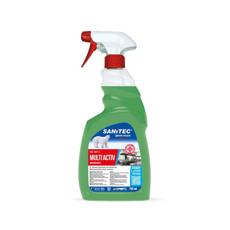 SGRASSANTE ALCOOLICO DISINFETTANTE MULTI ACTIVE