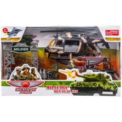 PLAYSET MILITARE CON MEZZI