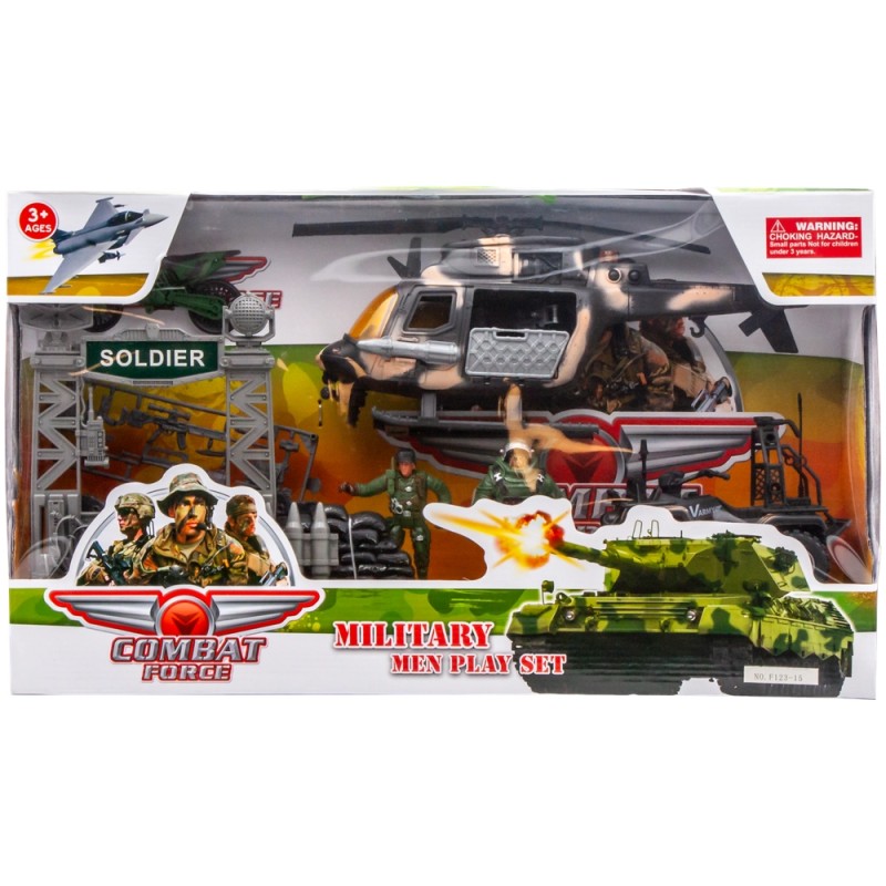 PLAYSET MILITARE CON MEZZI