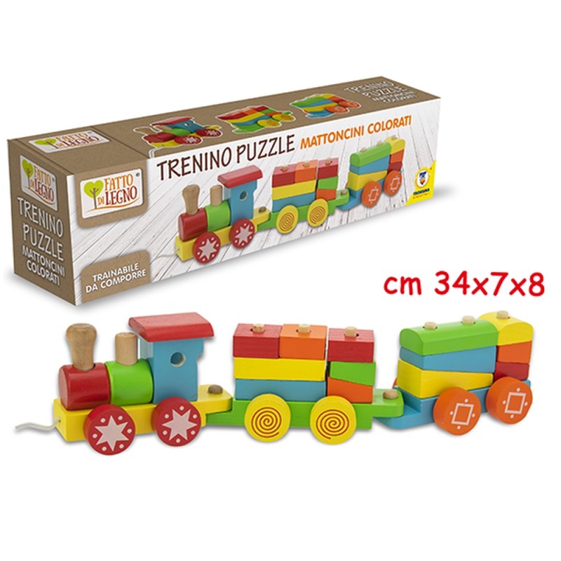 FATTO DI LEGNO - TRENINO TRAINABILE DA COMPORRE