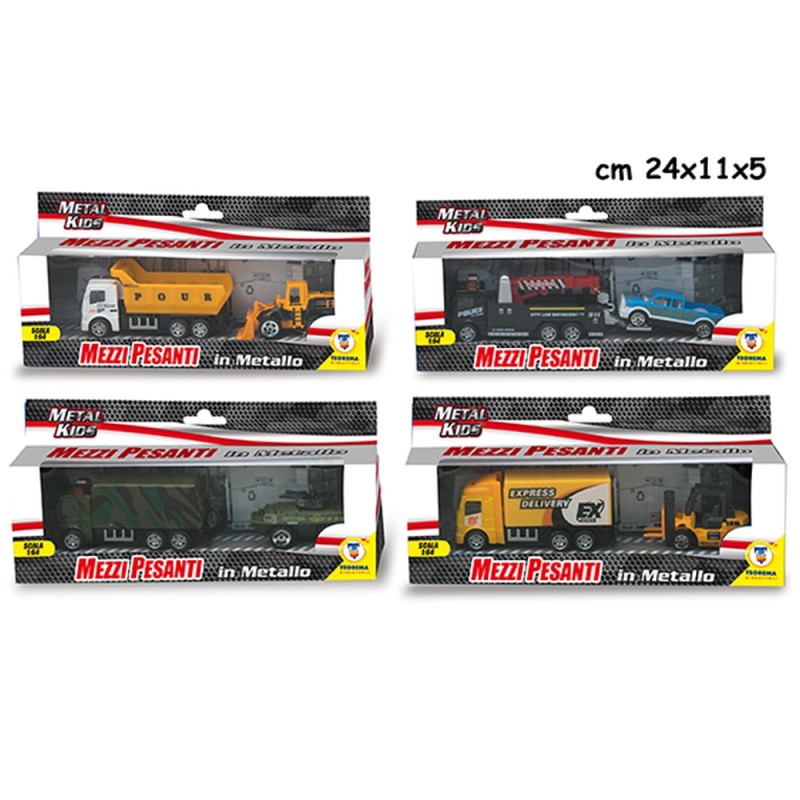 METAL KIDS - MEZZI PESANTI 4 MDL IN METALLO