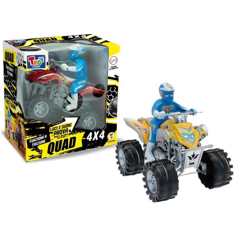 TEO S - QUAD A FRIZIONE LUCI E SUONI 3 COL.