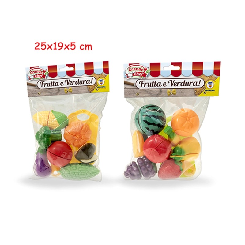 GRANDE CHEF - FRUTTA E VERDURA CON VELCRO 2 MDL