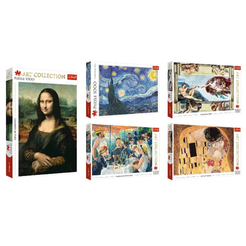 TREFL 1000PZ 6ASS. COLLEZIONE ARTE