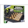 SCACCHI IN PLASTICA + DAMA 1A