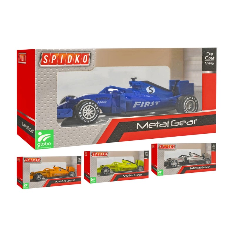 AUTO GRAND PRIX DIE CAST RETROCARICA 4 ASS