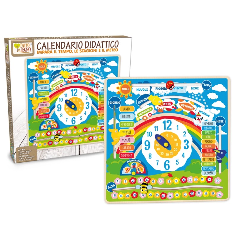 FATTO DI LEGNO - CALENDARIO DIDATTICO IN LEGNO
