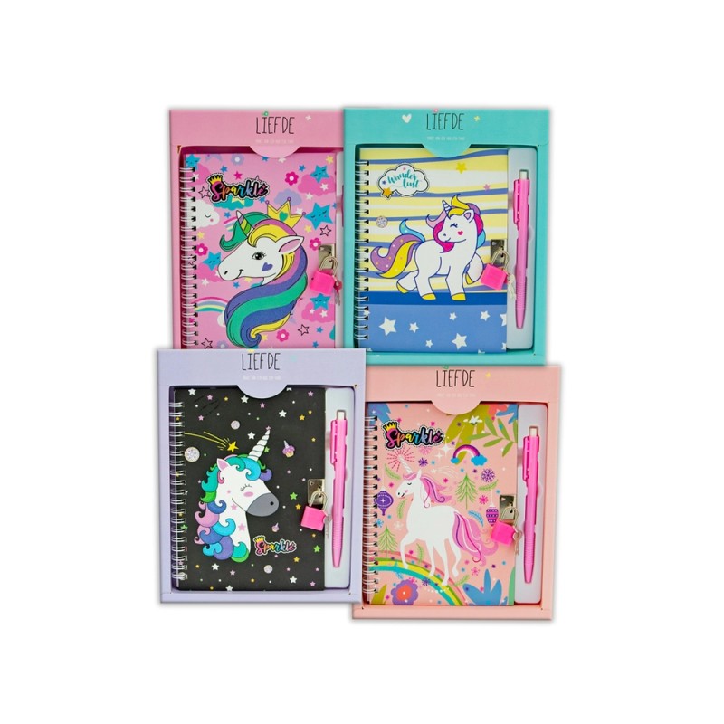 MISS SIGNORINA - DIARIO SEGRETO UNICORNO MAGICO CON PENNA