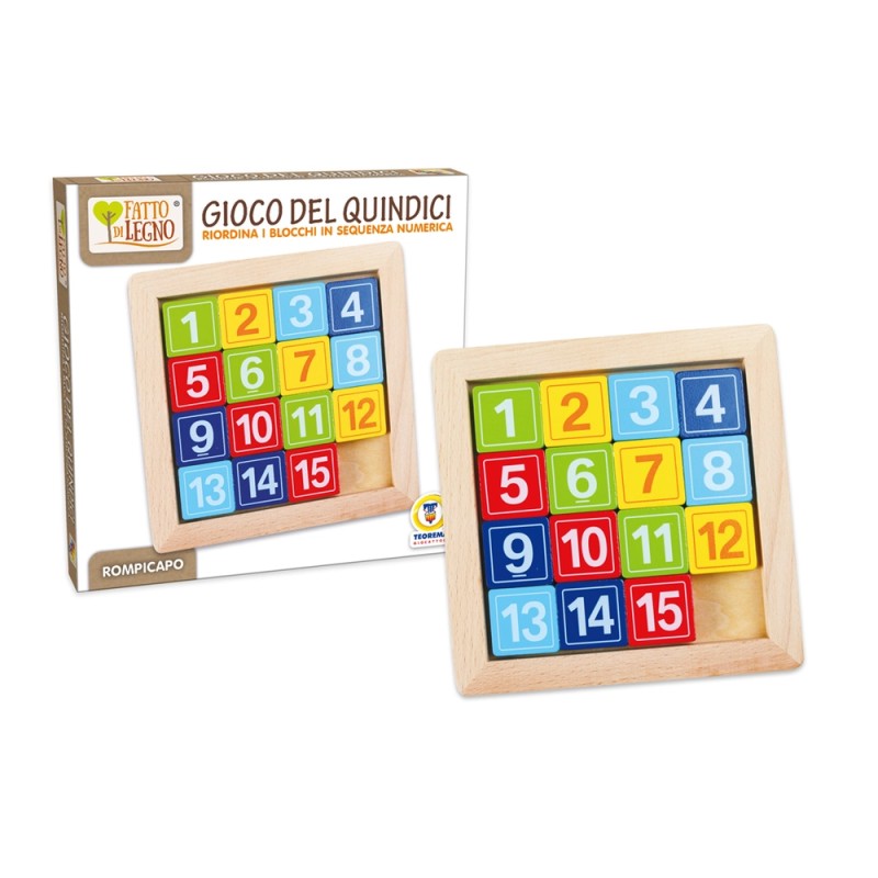 FATTO DI LEGNO - GIOCO DEL 15