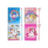 MISS SIGNORINA - NOTEBOOK UNICORNO CON PENNA 4 MDL ASS