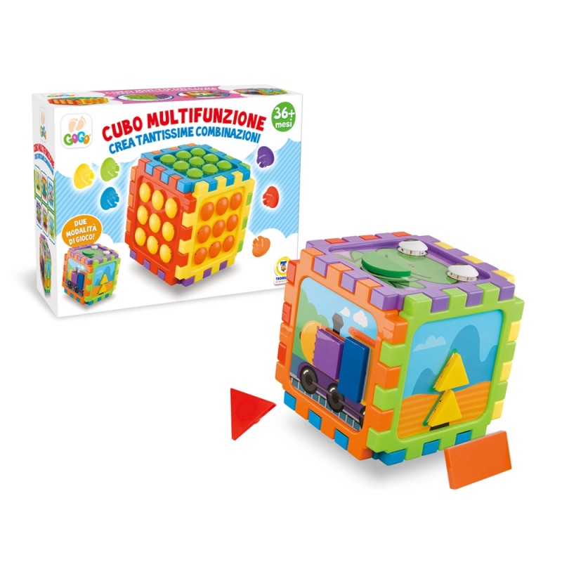 GOGO - CUBO MULTIATTIVITA  MONTESSORIANO 2 IN 1