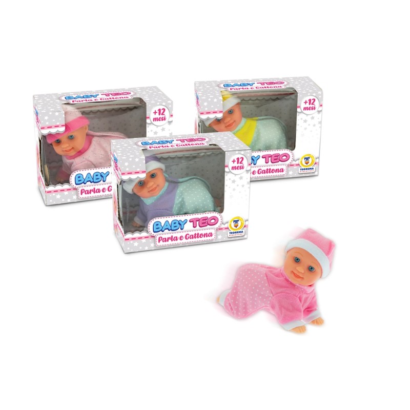 BABY TEO - BAMB. PRIME PAROLINE E GATTONA X CM 4 MDL ASS
