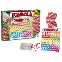 GIOCO TOMBOLA 48 CARTELLE...