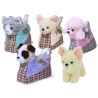 ISOLA DEI CUCCIOLI - ANIMALI IN BORSETTA 4MDL 17CM