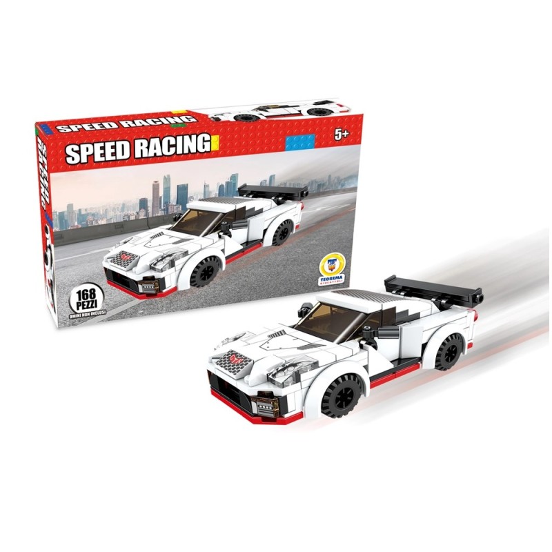 COSTRUZIONI CLICK CLACK MACCHINA RACING 168 PZ