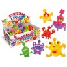 TEO S - STRIZZA E BRILLA MOSTRI C/LUCE 6 MDL ASST