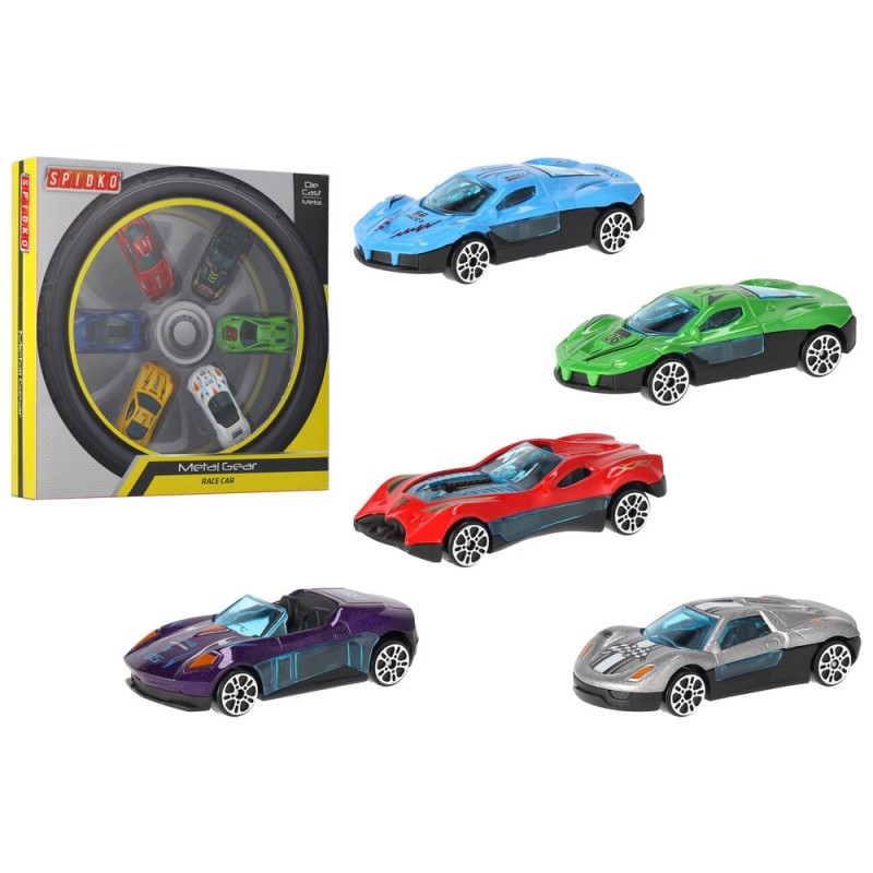 AUTO DIE CAST RUOTA LIBERA SCALA 1:64 6PZ 2ASS.