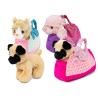 ISOLA DEI CUCCIOLI - ANIMALI IN BORSETTA 3MDL 17CM