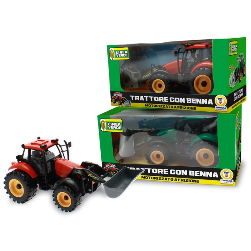 LINEA VERDE - TRATTORE CON PALA FRIZIONE 3 MDL L. CM 25