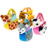 ISOLA DEI CUCCIOLI - ANIMALI IN BORSETTA 4MDL 17CM