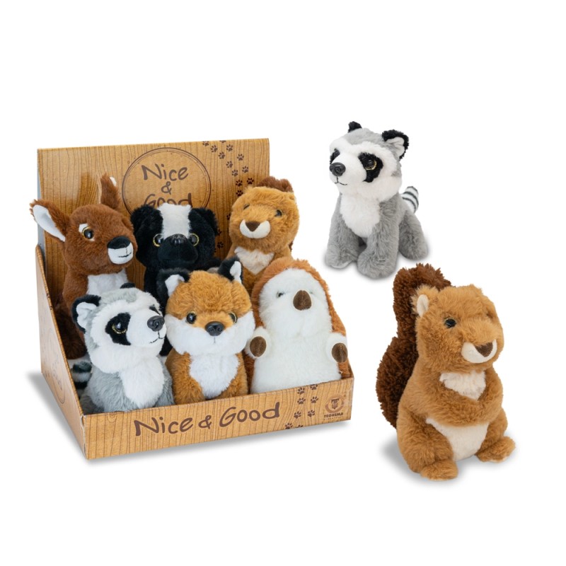 NICE & GOOD - ANIMALI DELLA FORESTA 6 MDL 18 CM
