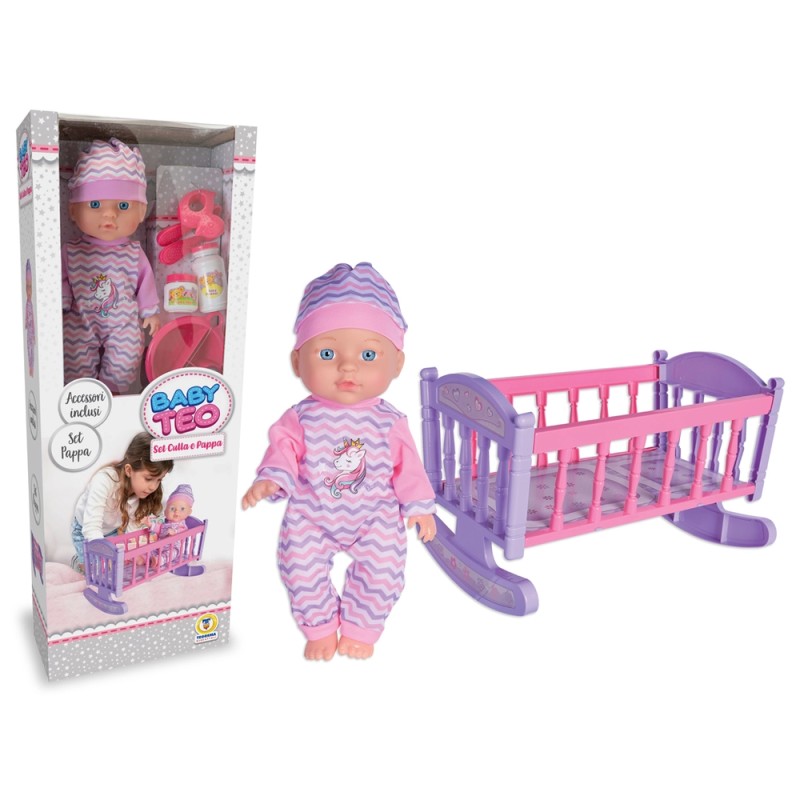 BABY TEO - BEBE  CON CULLA E ACCESSORI