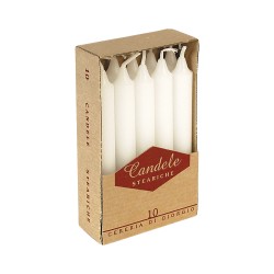 CANDELE LISCIE 10pzh 15cmø...