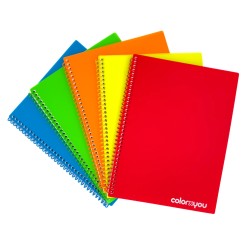 Quaderno maxi Color X You A4 a spirale, 80 fogli da 80 g/m²