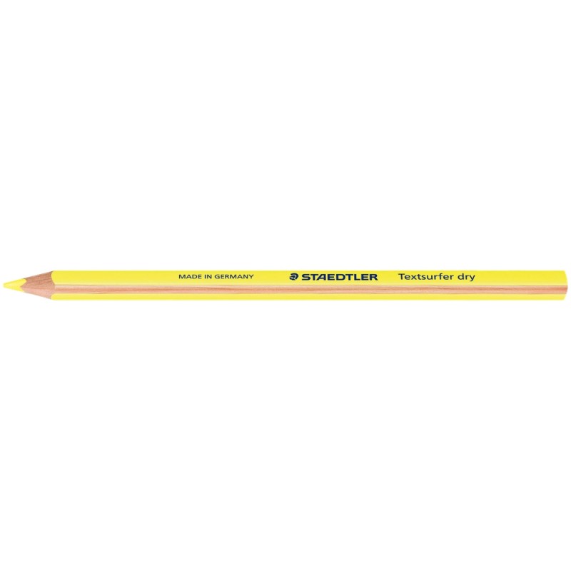 Matita evidenziatore Staedtler Textsurfer Dry, giallo fluo, mina 4 mm