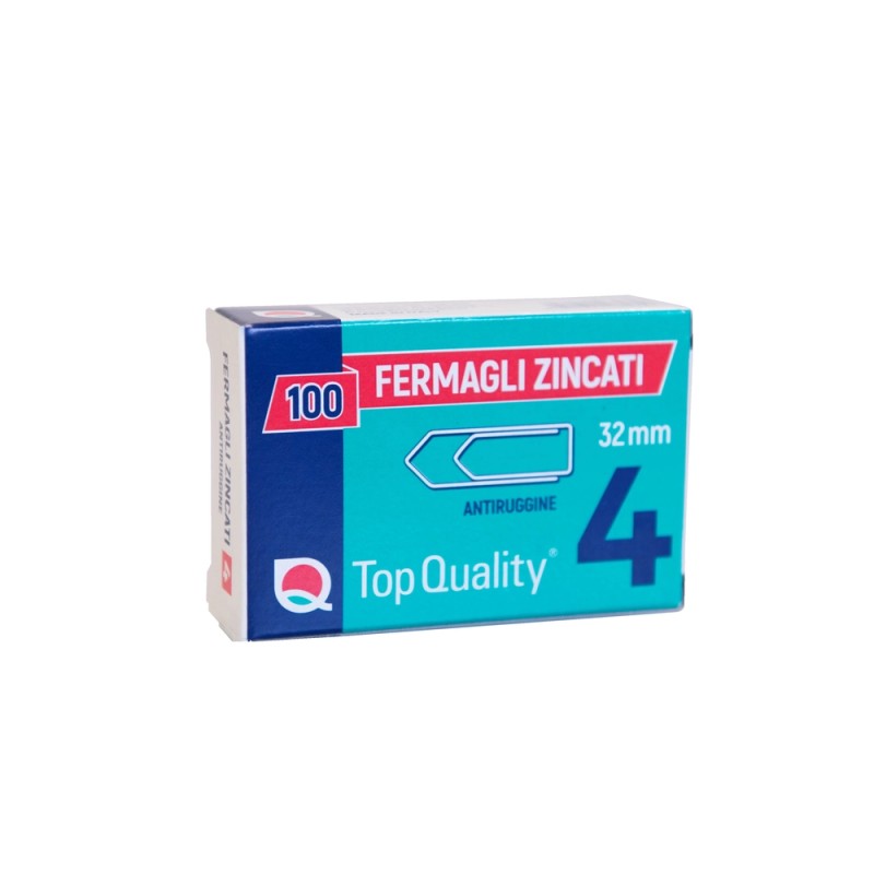 Fermagli ataches zincati acciaio zincato antiruggine TOP QUALITY, Pz 100 cm. 3,2 nr.4