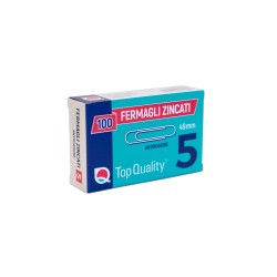 Fermagli ataches zincati acciaio zincato antiruggine TOP QUALITY, Pz 100 cm. 4,8 nr.5