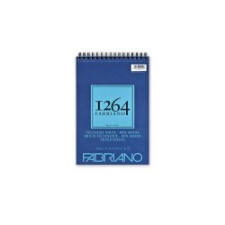 Blocco mixed media 1264 a spirale FABRIANO, 300g/m²